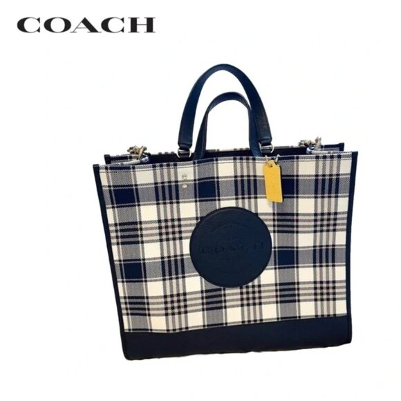 65 | 🍁🍁Coach Dempsey Tote Bag (Midnight) - Picture 2 of 10